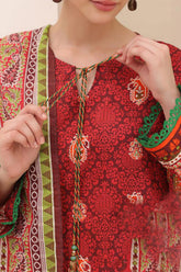 Zellbury Unstitched 2 Piece Digital Printed & Emb Lawn Vol-03 Collection'2024-WU-025